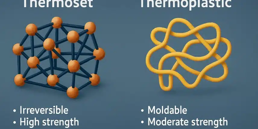 تفاوت‌های رزین‌های گرماسخت و گرمانرم | مقایسه Thermoset و Thermoplastic